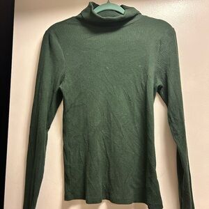 Old Navy Forest Green Ribbed Sweater